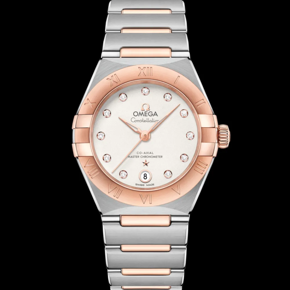 29 mm, steel ‑ Sedna™ gold on steel ‑ Sedna™ gold^OMEGA New