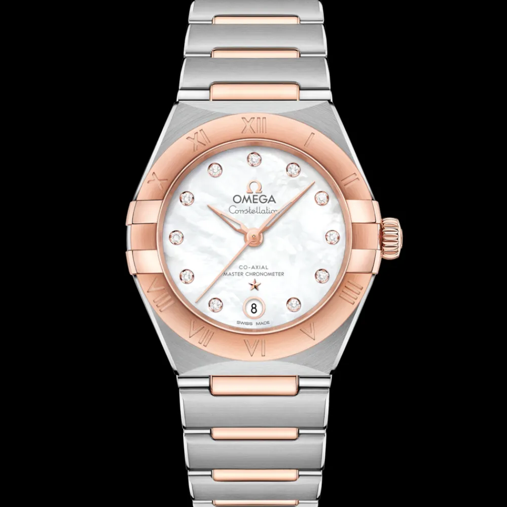 29 mm, steel ‑ Sedna™ gold on steel ‑ Sedna™ gold^OMEGA Sale