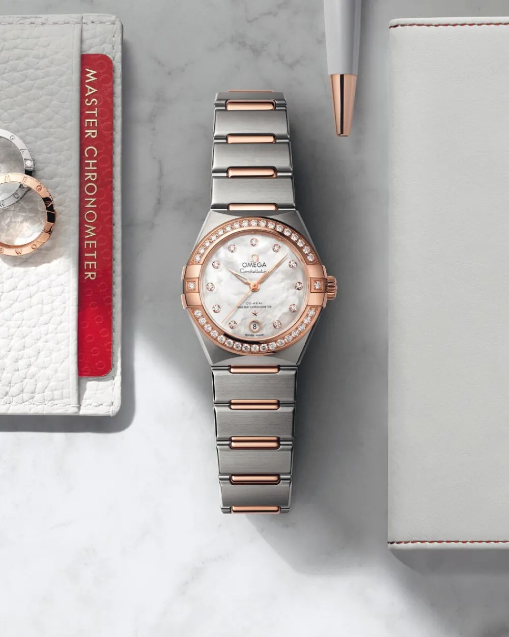 29 mm, steel ‑ Sedna™ gold on steel ‑ Sedna™ gold^OMEGA Discount