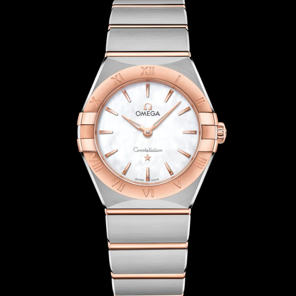 28 mm, steel ‑ Sedna™ gold on steel ‑ Sedna™ gold^OMEGA New