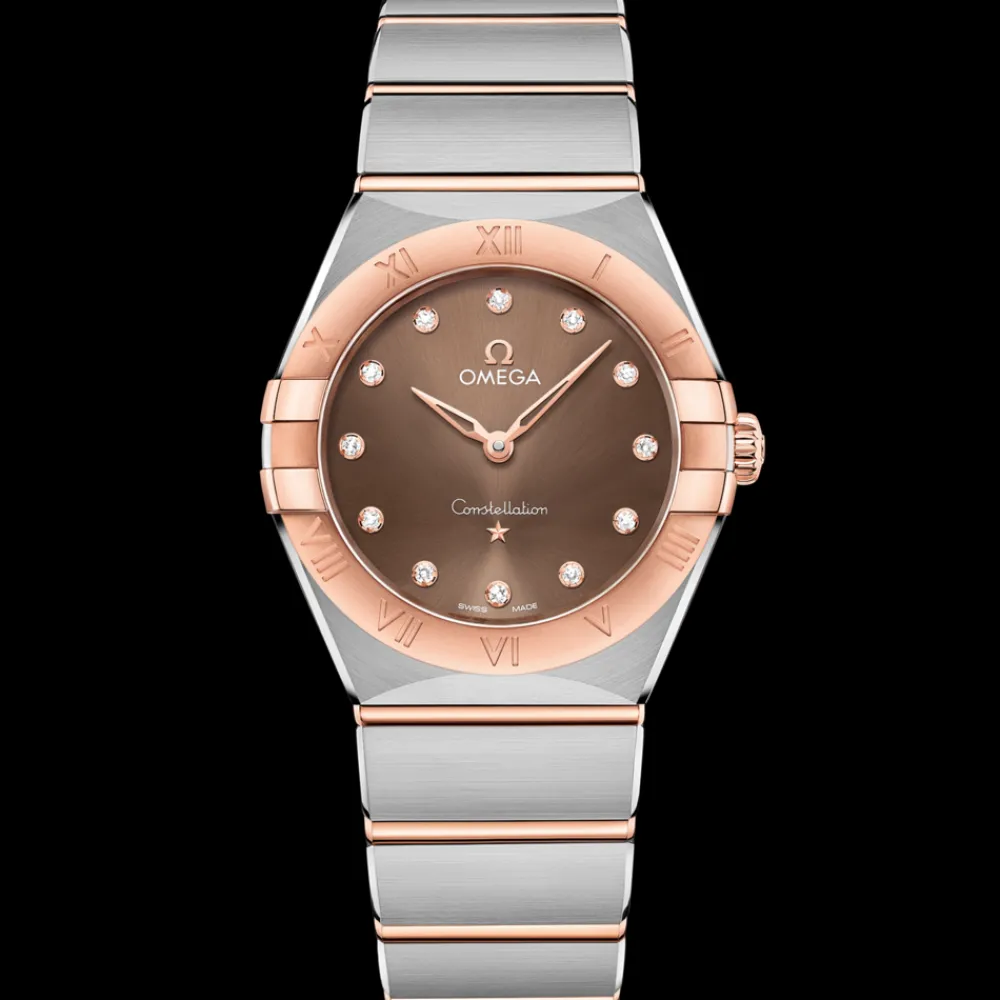 28 mm, steel ‑ Sedna™ gold on steel ‑ Sedna™ gold^OMEGA Sale