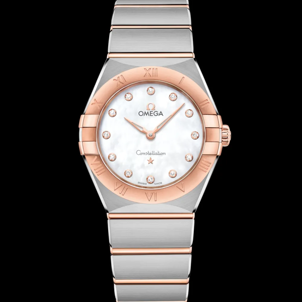 28 mm, steel ‑ Sedna™ gold on steel ‑ Sedna™ gold^OMEGA New