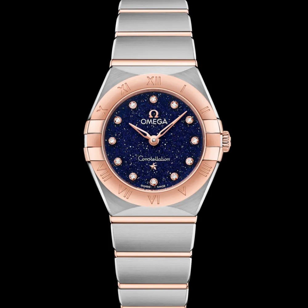 25 mm, steel ‑ Sedna™ gold on steel ‑ Sedna™ gold^OMEGA Hot