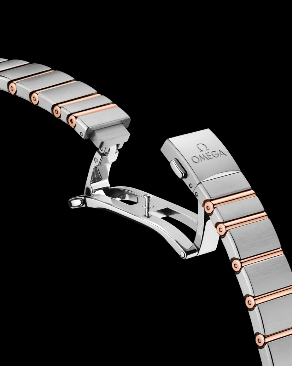 25 mm, steel ‑ Sedna™ gold on steel ‑ Sedna™ gold^OMEGA Clearance