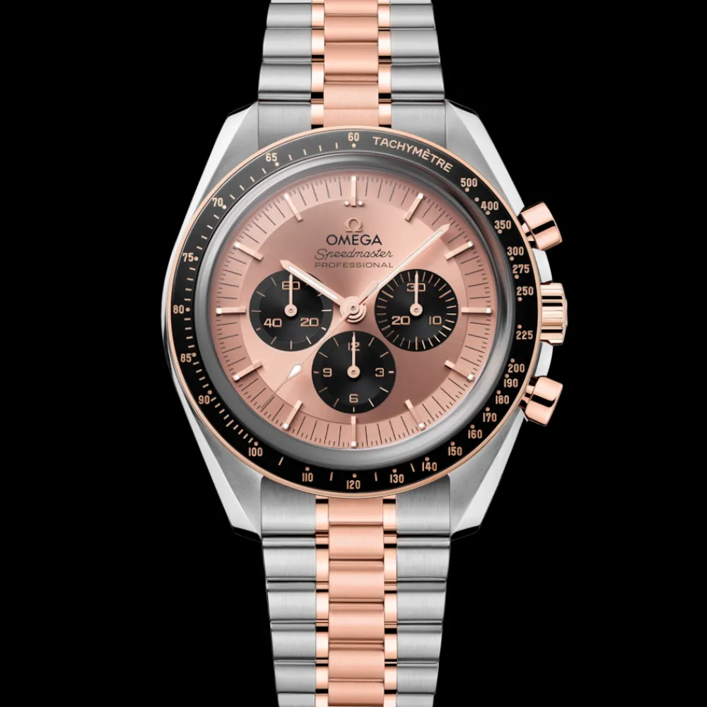 42 mm, steel ‑ Sedna™ gold on steel ‑ Sedna™ gold^OMEGA Fashion