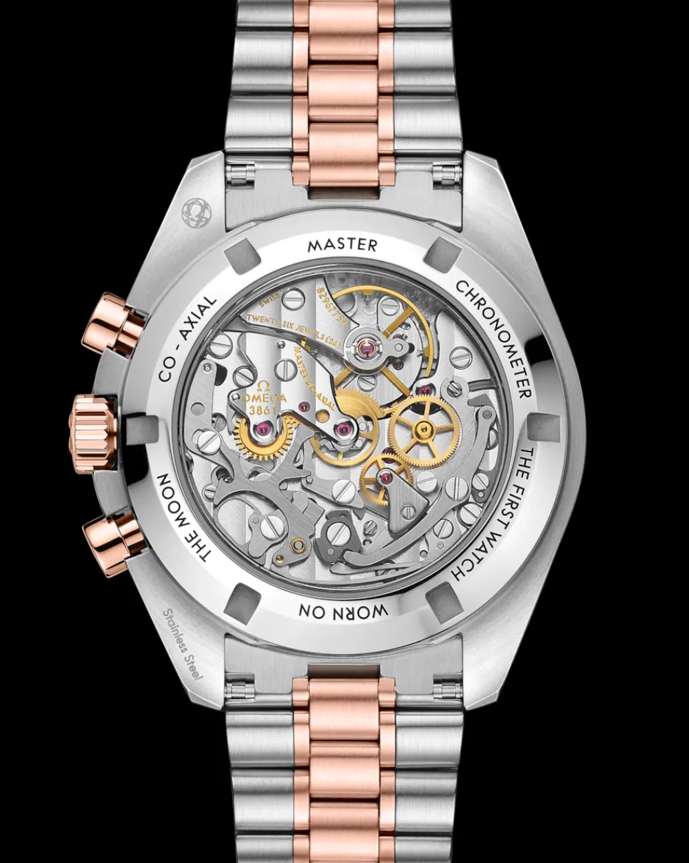 42 mm, steel ‑ Sedna™ gold on steel ‑ Sedna™ gold^OMEGA Fashion