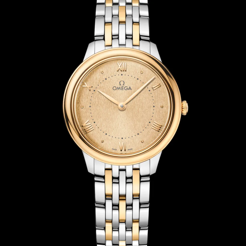 30 mm, steel ‑ yellow gold on steel ‑ yellow gold^OMEGA Sale