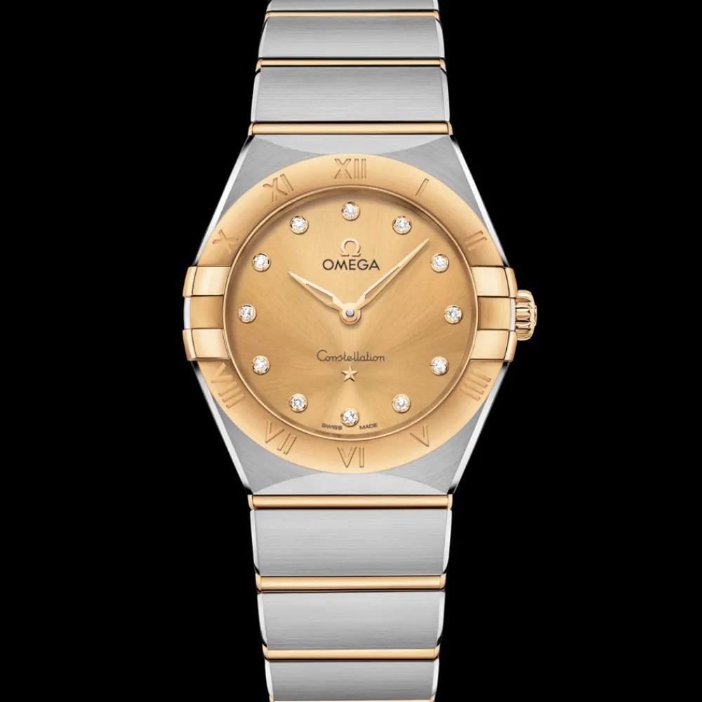 28 mm, steel ‑ yellow gold on steel ‑ yellow gold^OMEGA New