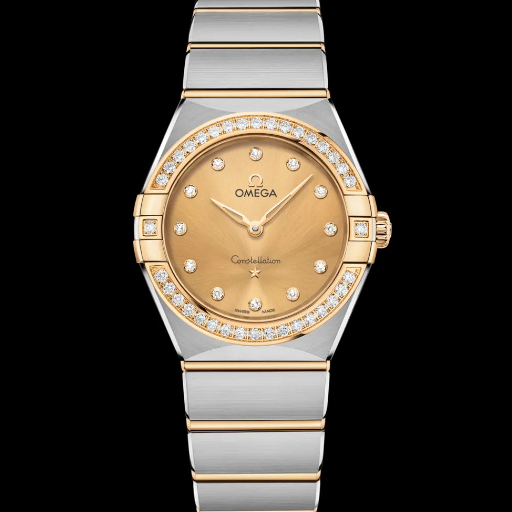 28 mm, steel ‑ yellow gold on steel ‑ yellow gold^OMEGA Outlet