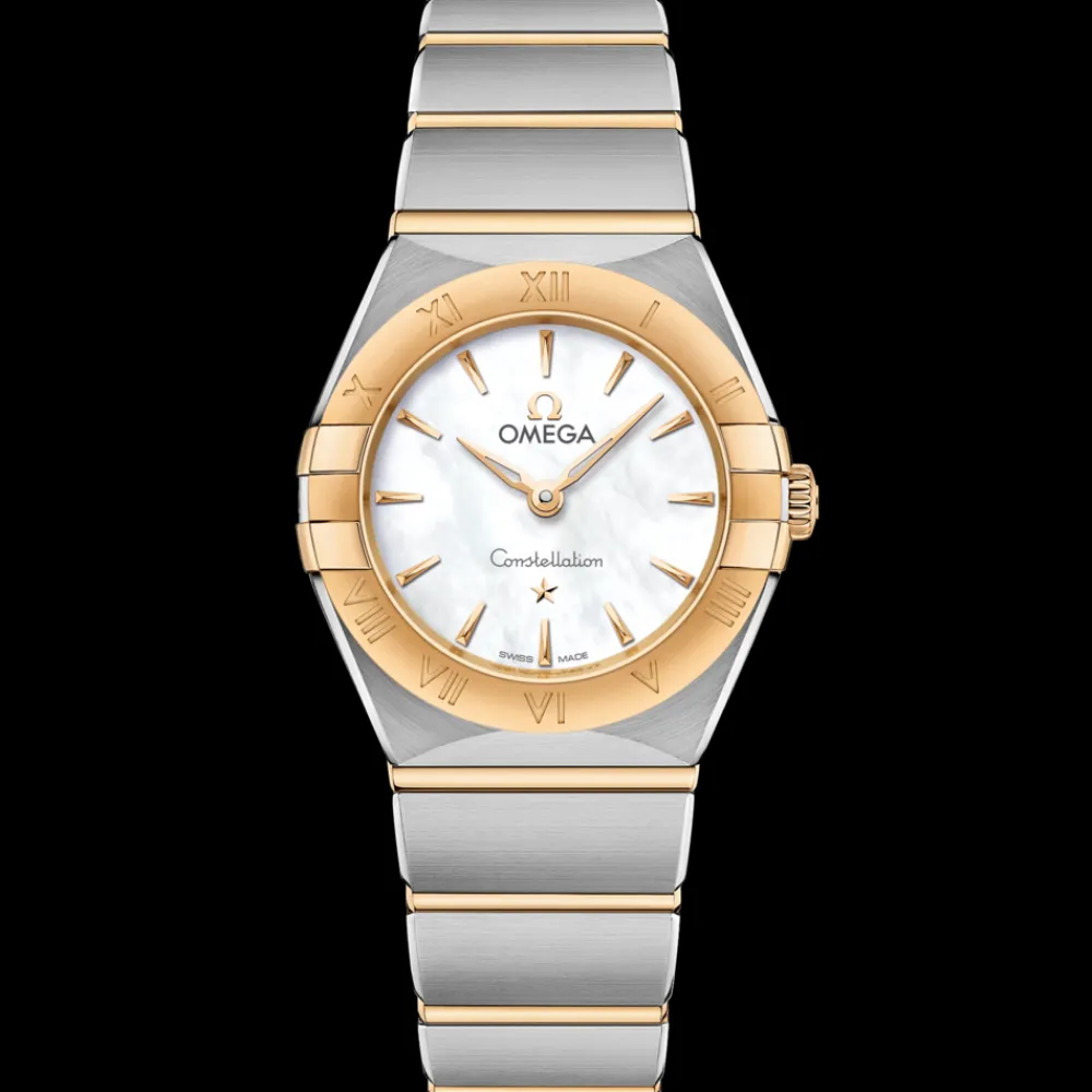 25 mm, steel ‑ yellow gold on steel ‑ yellow gold^OMEGA Outlet