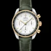 38 mm, steel ‑ yellow gold on leather strap^OMEGA Hot