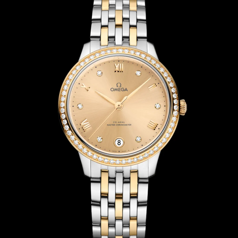 34 mm, steel ‑ yellow gold on steel ‑ yellow gold^OMEGA Hot