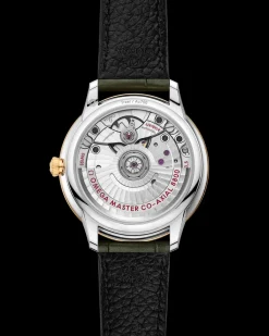 34 mm, steel ‑ yellow gold on leather strap^OMEGA Best