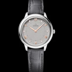 30 mm, steel on leather strap^OMEGA Clearance