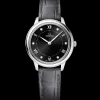 30 mm, steel on leather strap^OMEGA New