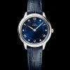 30 mm, steel on leather strap^OMEGA Online
