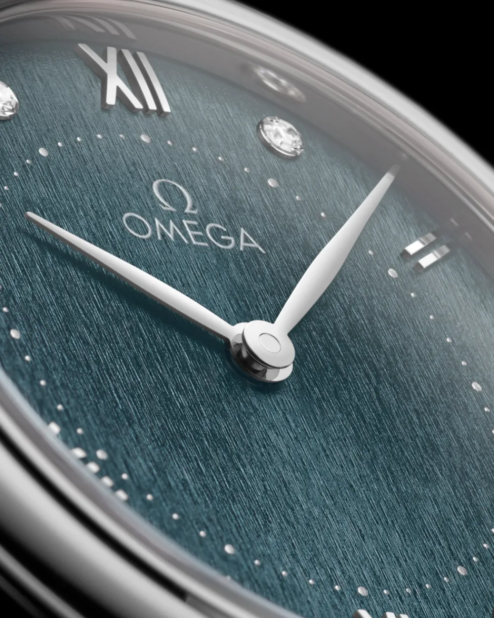 30 mm, steel on leather strap^OMEGA New