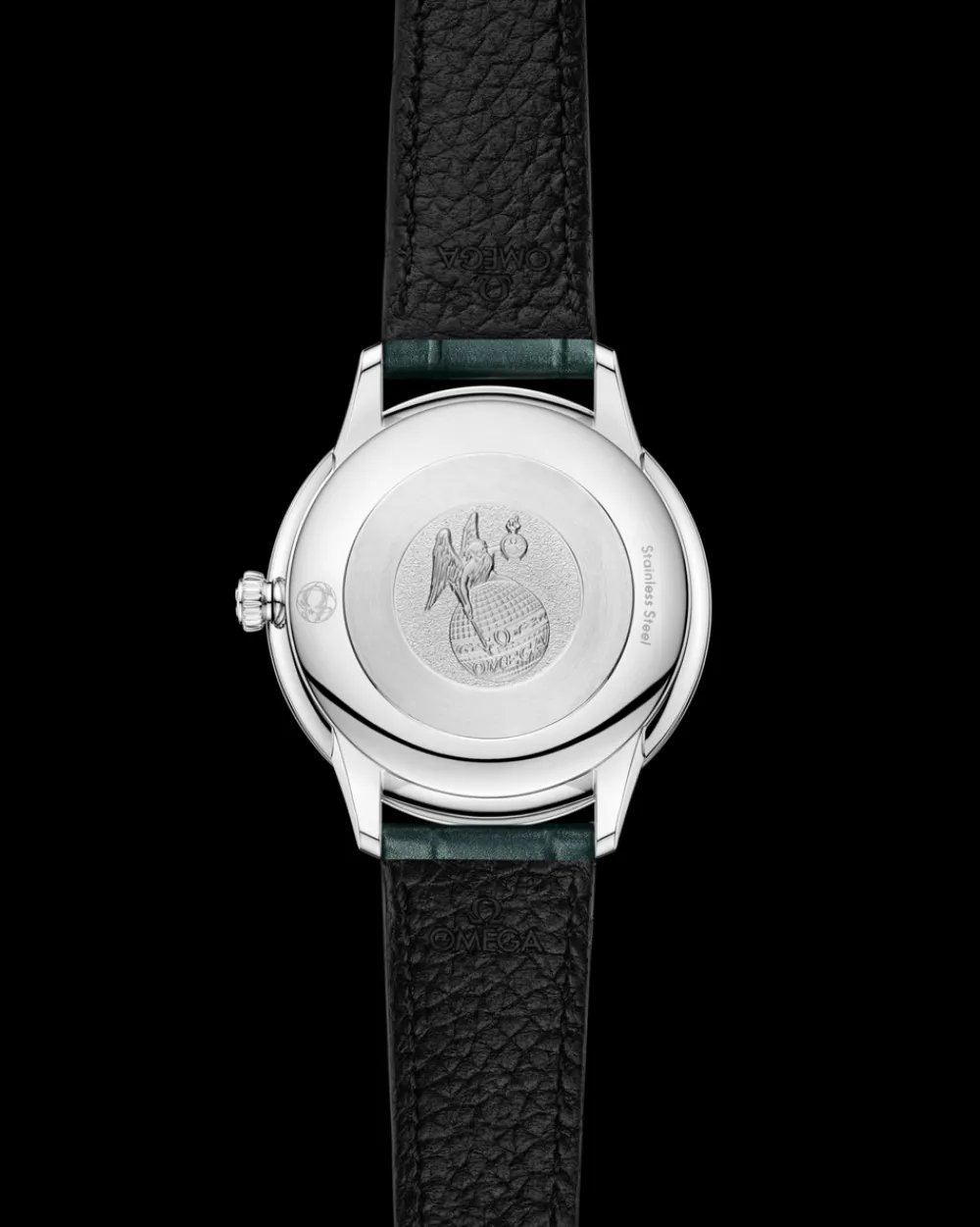 27.5 mm, steel on leather strap^OMEGA Best