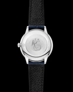 27.5 mm, steel on leather strap^OMEGA Fashion