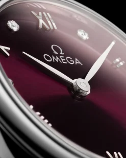 27.5 mm, steel on leather strap^OMEGA Sale