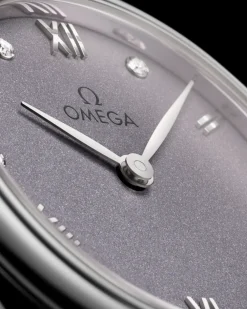 27.5 mm, steel on leather strap^OMEGA Sale