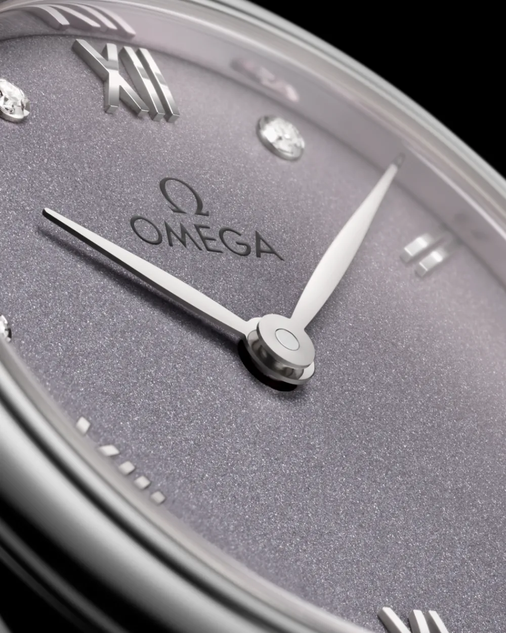 27.5 mm, steel on leather strap^OMEGA Sale