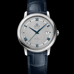 39.5 mm, steel on leather strap^OMEGA Best