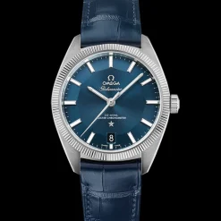 39 mm, steel on leather strap^OMEGA Best