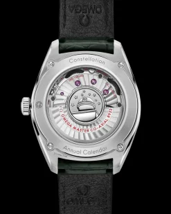 41 mm, steel on leather strap^OMEGA Discount