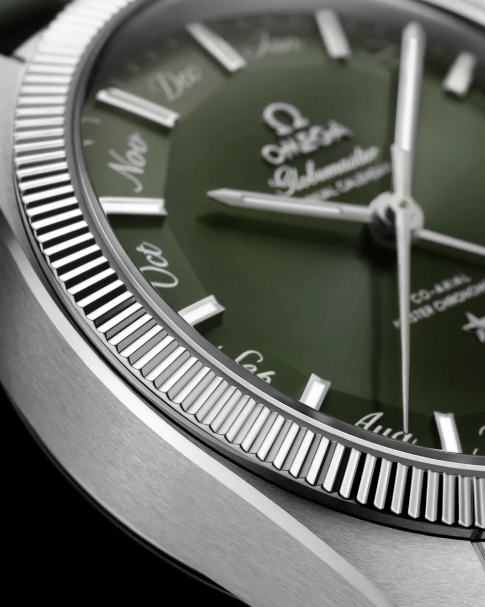 41 mm, steel on leather strap^OMEGA Discount