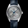41 mm, steel on leather strap^OMEGA Outlet