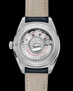 41 mm, steel on leather strap^OMEGA Outlet