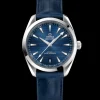 41 mm, steel on leather strap^OMEGA Hot