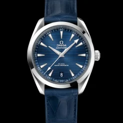 41 mm, steel on leather strap^OMEGA Hot