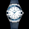 41 mm, steel on leather strap^OMEGA Hot