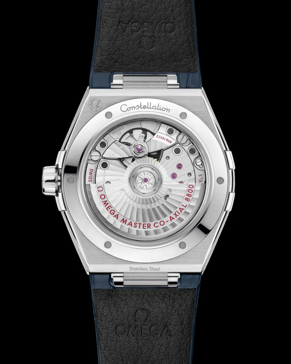39 mm, steel on leather strap^OMEGA Discount