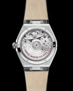 34 mm, steel on leather strap^OMEGA Outlet