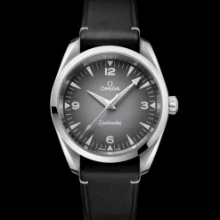 38 mm, steel on leather strap^OMEGA Online