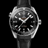 43.5 mm, steel on leather strap with rubber lining^OMEGA Outlet