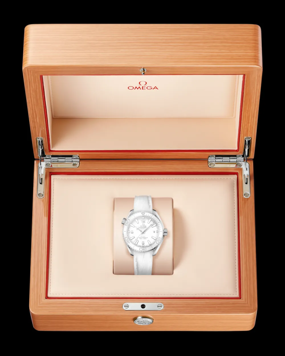39.5 mm, steel on leather strap^OMEGA Sale