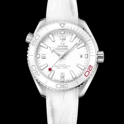 39.5 mm, steel on leather strap^OMEGA Discount