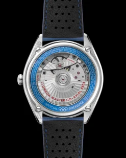 39.5 mm, steel on leather strap^OMEGA Clearance
