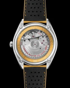 39.5 mm, steel on leather strap^OMEGA Outlet