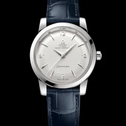 38 mm, steel on leather strap^OMEGA Clearance