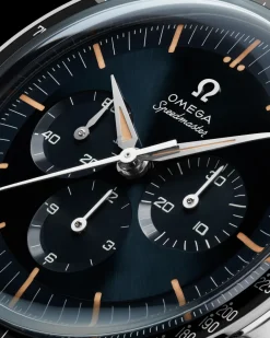 39.7 mm, steel on leather strap^OMEGA New