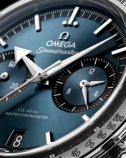 40.5 mm, steel on leather strap^OMEGA Fashion