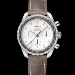 38 mm, steel on leather strap^OMEGA Clearance