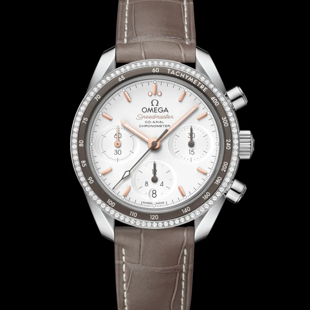 38 mm, steel on leather strap^OMEGA Clearance