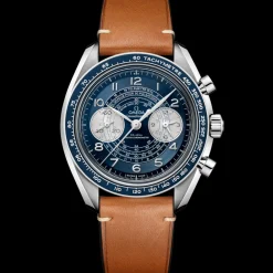 43 mm, steel on leather strap^OMEGA Clearance