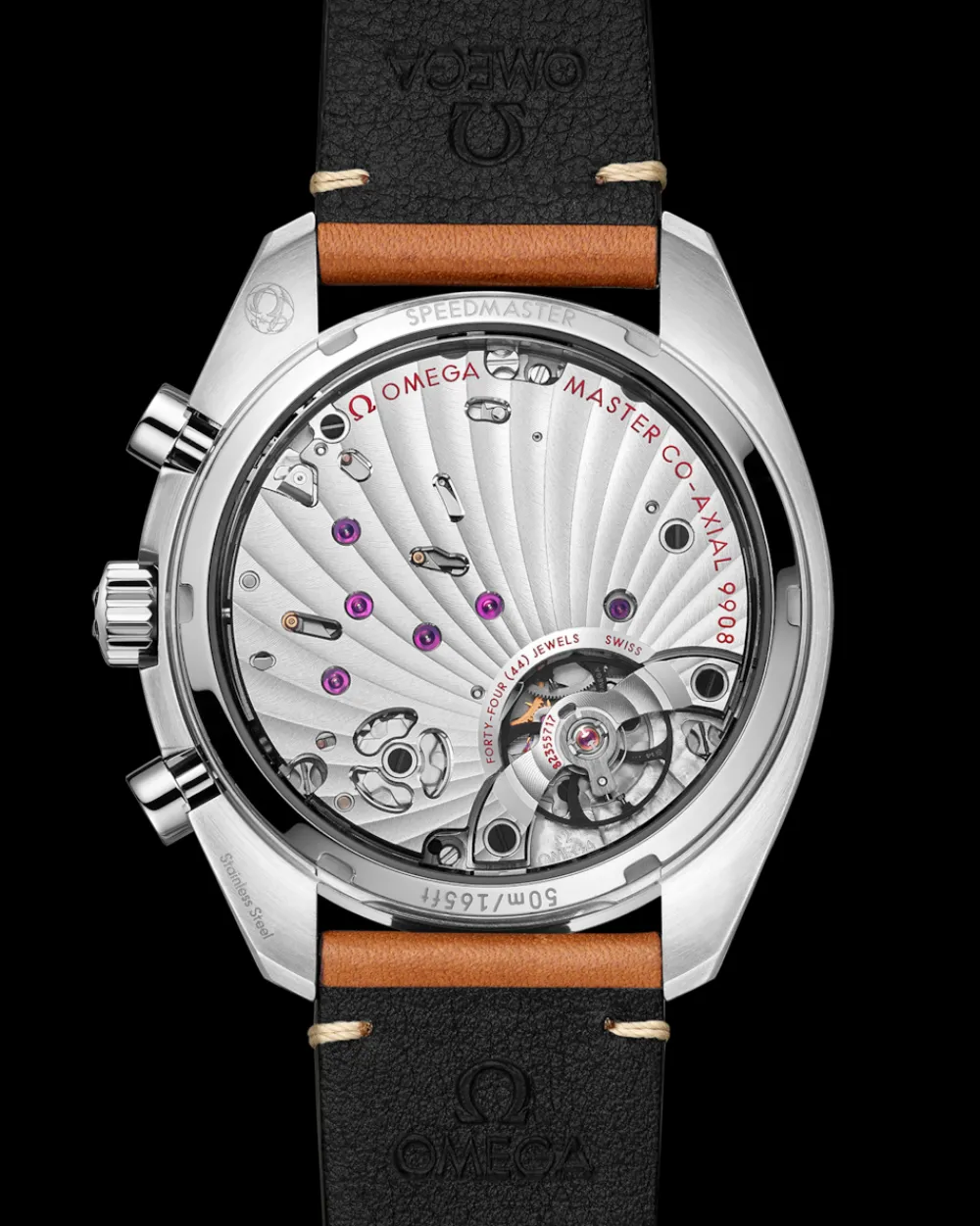 43 mm, steel on leather strap^OMEGA Clearance